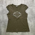 Harley Davidson Y2k  Wisconsin Top Green Photo 0