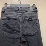 American Eagle  Next Level Skinny Jeans Hi-Rise Jegging Crop Distressed Sz 2 Photo 3
