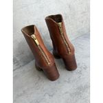 Aerosoles  City Council Women’s Dark Tan Leather Ankle Boots Zip Size 7M Photo 1