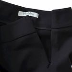 Max Mara Virgin Wool Stretch Black Trousers Dress Pants Size 12 US Photo 6