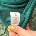 Shade & Shore NWOT Emerald Green Strapless Underwire Bikini Photo 2