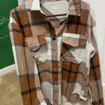 SheIn Flannel/Shacket Top Photo 0