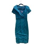 GUC Pinup Girl Clothing Christina Dress *no belt* Viva Las Vegas Rockabilly Blue Photo 2