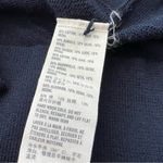 Abercrombie & Fitch navy blue V neck fitted tunic dress silk blend knit y2k soft Photo 3