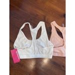Commando  White & Apricot Stretch Cotton Racerback Bralette Bundle Sz S NWT Photo 11