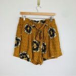 Anthropologie  Kennedy linen blends tie waist boho patterned short. Size Medium Photo 1