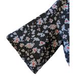 Derek Lam  Collective Blouse Blue Navy Floral Sz 52 Photo 2