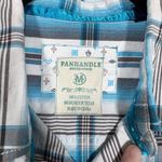 Panhandle Rough Stock Women's Blue Plaid Western Shirt Photo 4