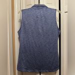 Greg Norman Blue Sleeveless Women's collared golf quarter zip golf top Size L Photo 3