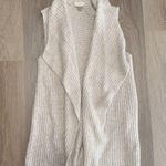 Loft  Cream/Beige Knit Sweater Vest - Size Small Photo 1