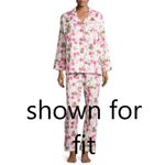 Bed Head L Pajama Pj's Cherry Blossoms Set Top and Bottom Pants Sleepwear Luxury Pink Size L Photo 7