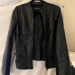 EXPRESS Black Faux Leather Jacket Photo 0