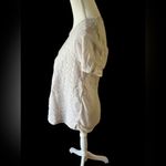 J.Crew White Eyelet Lace Textured Short Sleeve Blouse Photo 1