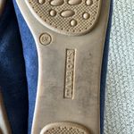 Talbots Navy Blue Suede Leather Tassel Flat Loafers Size 8 Photo 5