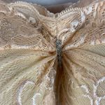 36D Japan creme floral vintage firm push up bra Size undefined Photo 4