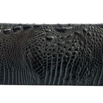 Brahmin Large Duxbury Satchel Bag Nocturnal Melbourne Black Leather Croc Photo 4