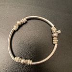 Nine West Silver Beaded Stretch Bracelet Photo 3