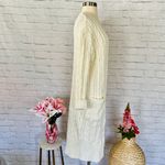 Boutique NEW Cream Cable Knit Sweater Photo 4