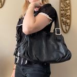 Cole Haan  Black Pebbled Leather Shoulderbag Photo 7
