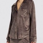 SKIMS  Velour Button Up Sleep Top Photo 2