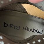 Dirty Laundry  Charcoal Peep-Toe Heeled Boots Photo 3