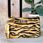 Michael Kors Parker Marigold real haircalf key card holder 5.5”x3.5” NWT Photo 1