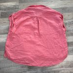 Old Navy Pink Gauze Short Sleeve Button Down Top Q21 Photo 5