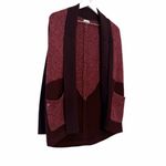 Smartwool Open Front Colorblock Wool Blend Cardigan Sweater XS Photo 3