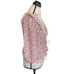 Topshop Womens Blouse Sz 6 Floral Coquette Cottagecore Cottage Prairie Boho Chic Photo 2