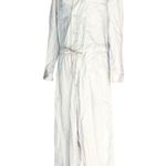 Levi's Cream Button Up Long Sleeve Jumpsuit Photo 4