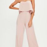 Missguided Nude Double Layer Jumpsuit Photo 0