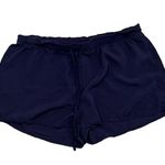 Tommy Bahama  Sleepwear Island Cays Pull-On Shorts Womens Navy Mid Rise Satin S Photo 1