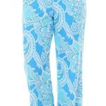 Jude Connally Trixie Wide Leg Vibrant Blue Paisley Pants Size XS Photo 0