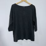 NWT J. Jill Washable Merino Wool Blouson Sleeve Pullover Gray Size XL Petite Photo 1