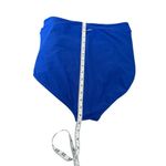 Relleciga Women's Royal Blue High Waisted Ruched Bikini Bottom Size XXL Photo 7