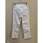 Hudson Jeans HUDSON Noa Mid Rise Straight Crop White Denim Jeans Size 24 Photo 3