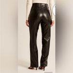 Abercrombie & Fitch The 90’s Relaxed Ultra High Rise Faux Leather Pants Black 6 Photo 1