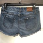 H&M L.O.G.G. 5-Pocket Raw Hem Rolled Cuffed Denim Jean Shorts Photo 4