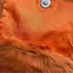 wilson's leather Wilson Leather: Maxima Small Rabbit Fur Crossbody Purse in Orange Photo 3