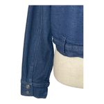 Good American  Blue The 70s Icon Cropped‎ Denim Jean Jacket Size M Photo 7