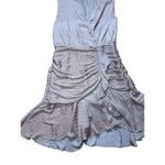 Storia ruched flouncy light pink polka dot mini dress sz S Photo 5