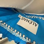 NWOT Alemais Blue and White Paisley Maxi Dress Size 6 Photo 7