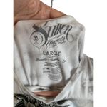 Sullen Angels Womens Large Tie Dye Muscle Tank Top Skull Snake Rose Art City White Photo 3