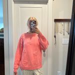 Tulchan Vintage Pink Cotton Embroidered Floral‎ Sweater Size Large Photo 3