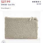 Vince Camuto  Aliya 3 Piece Wristlet Pouches  Sherpa Textured Pouches NWT Photo 5