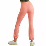 Free People Let's Bounce Mid Waist Joggers Crush Blush Coral Women's Size Small Photo 3