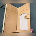 Kate Spade Burgess Court Small Slim Bifold Wallet Glitter Palegold Gold Photo 4