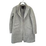 J.Crew  Italian Stadium Cloth Wool Coat by Nello Gori Gray Size 2 Photo 1