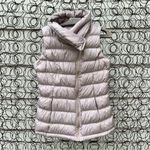 Athleta Downabout Puffer Vest Asymmetric Zip Cardamom Spice Photo 2