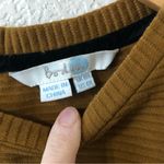 Boden Crewneck 3/4 Sleeve Mustard Brown Dress Photo 2